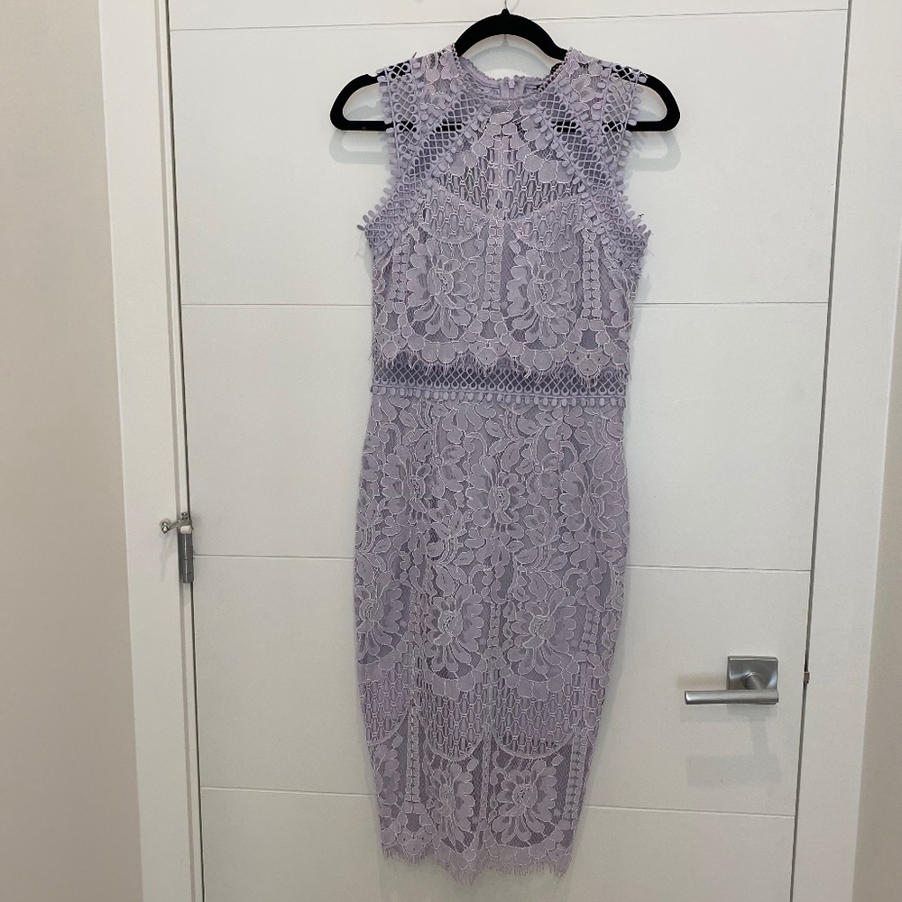 Gorgeous Mauve Lace Dress - NWOT - S